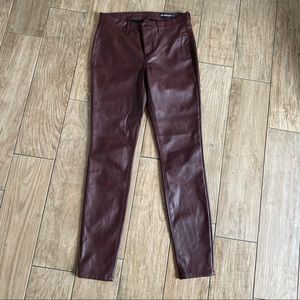 NWOT BlankNYC faux leather pants size 27